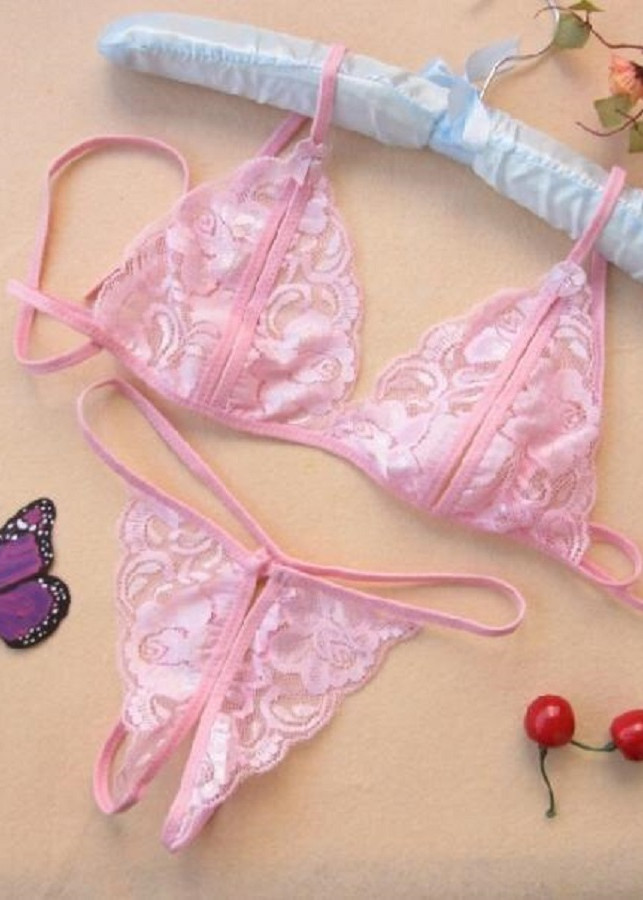 Bộ đồ lót lọt khe 2 mảnh sexy - 4001