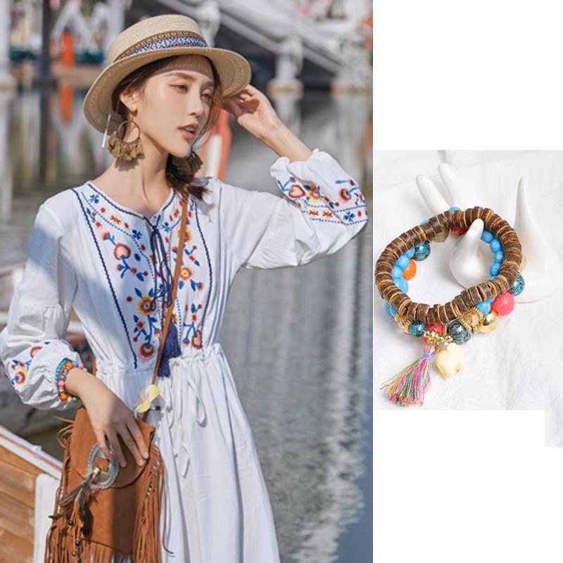 Set vòng tay boho hình con voi - Vòng tay du mục - Arora boutique