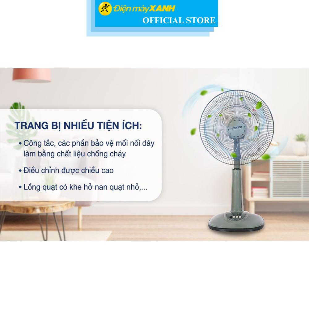 Quạt lửng Senko 3 cánh L1638 47W - Hàng Chính Hãng