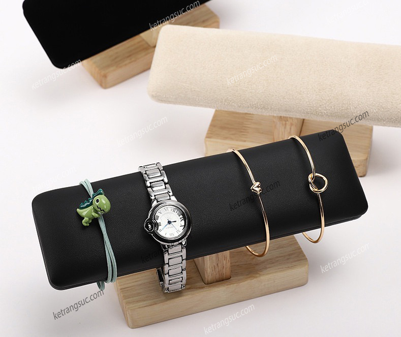Kệ treo vòng tay , lắc …gỗ da sang trọng