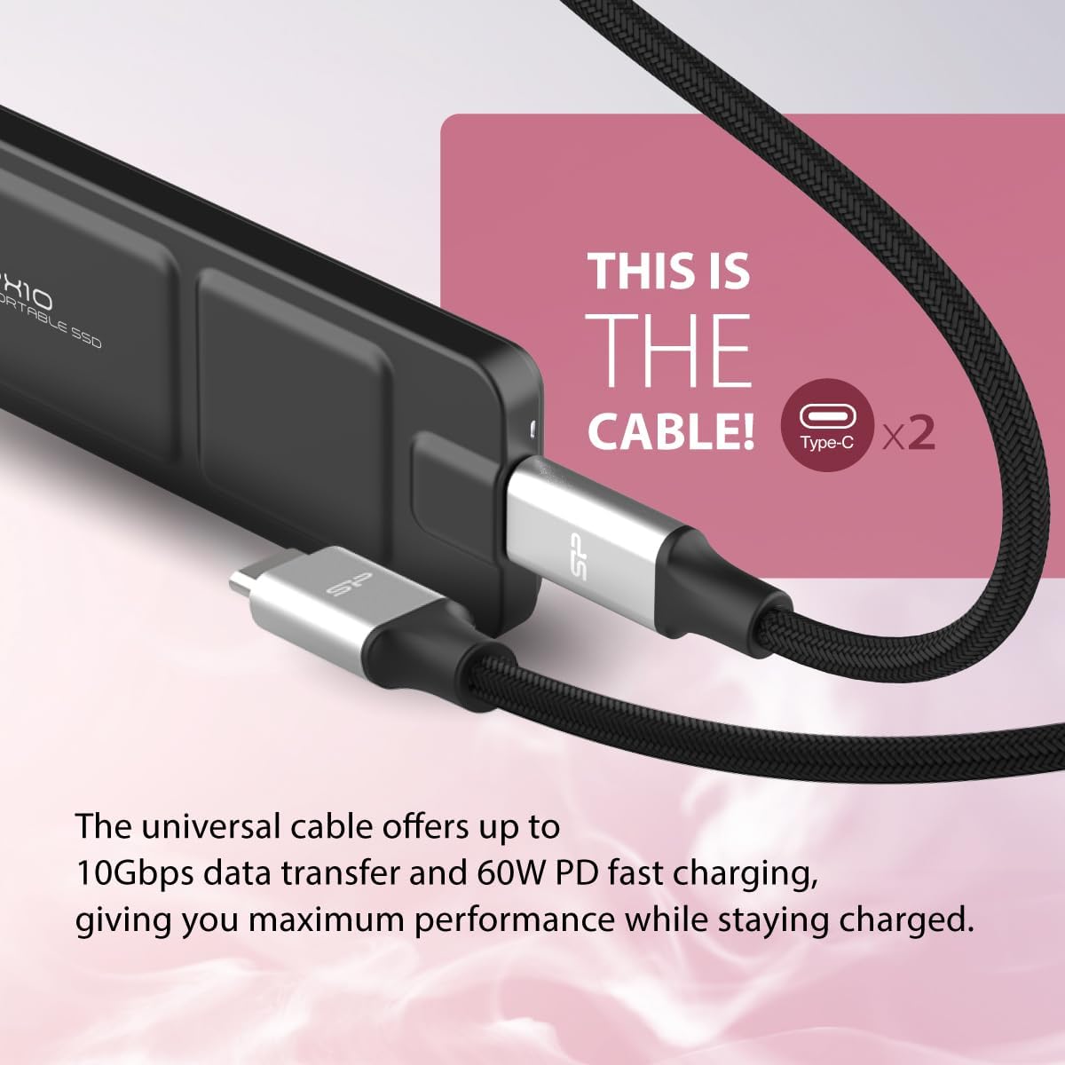 Ổ Cứng SSD di động Silicon Power PX10 1TB USB-C (SP010TBPSDPX10CK) - Hàng Chính Hãng
