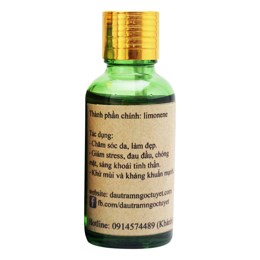 Tinh Dầu Vỏ Bưởi Nguyên Chất Ngọc Tuyết (30ml)