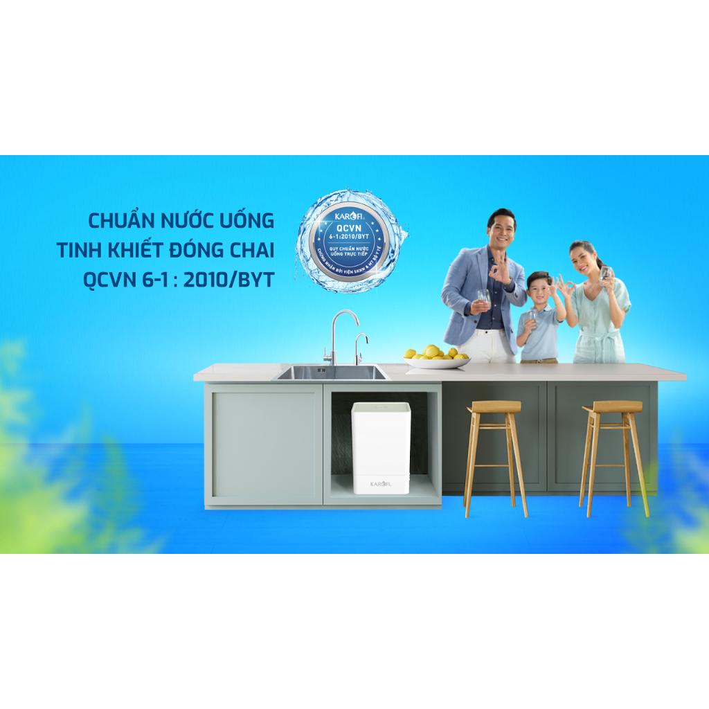 [TẶNG BỘ LÕI] Máy lọc nước để gầm 10 lõi KAROFI KAQ-U98 - Lõi Smax, Đèn Led theo dõi - Miễn phí giao lắp toàn quốc - Hàng Chính Hãng