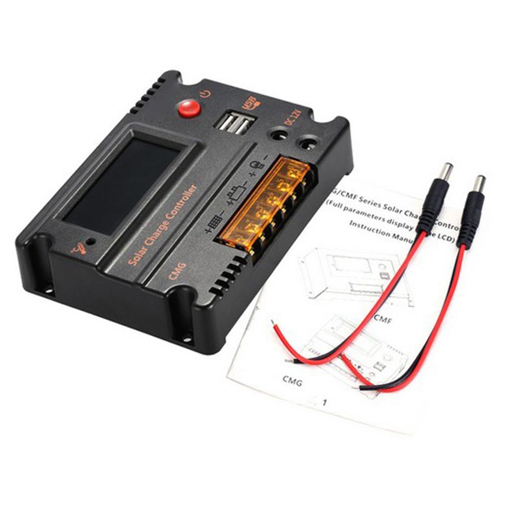 10A 12V/24V Solar Charge Controller Solar Panel Battery Regulator
