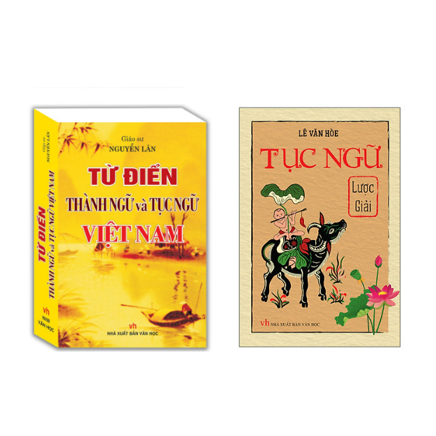 Sách - Combo 2c Từ Điển Thành Ngữ Và Tục Ngữ Việt Nam +Tục Ngữ Lược Giải (Bìa Mềm)