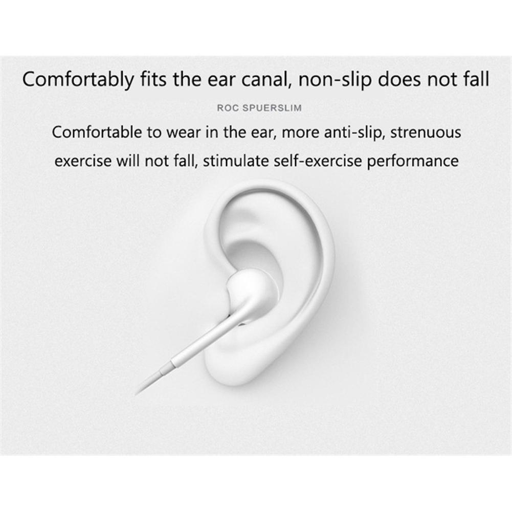 3.5mm Waterproof Wired Earphones With Microphone Volume Control Music Gaming In-ear Sport Headset Earbuds