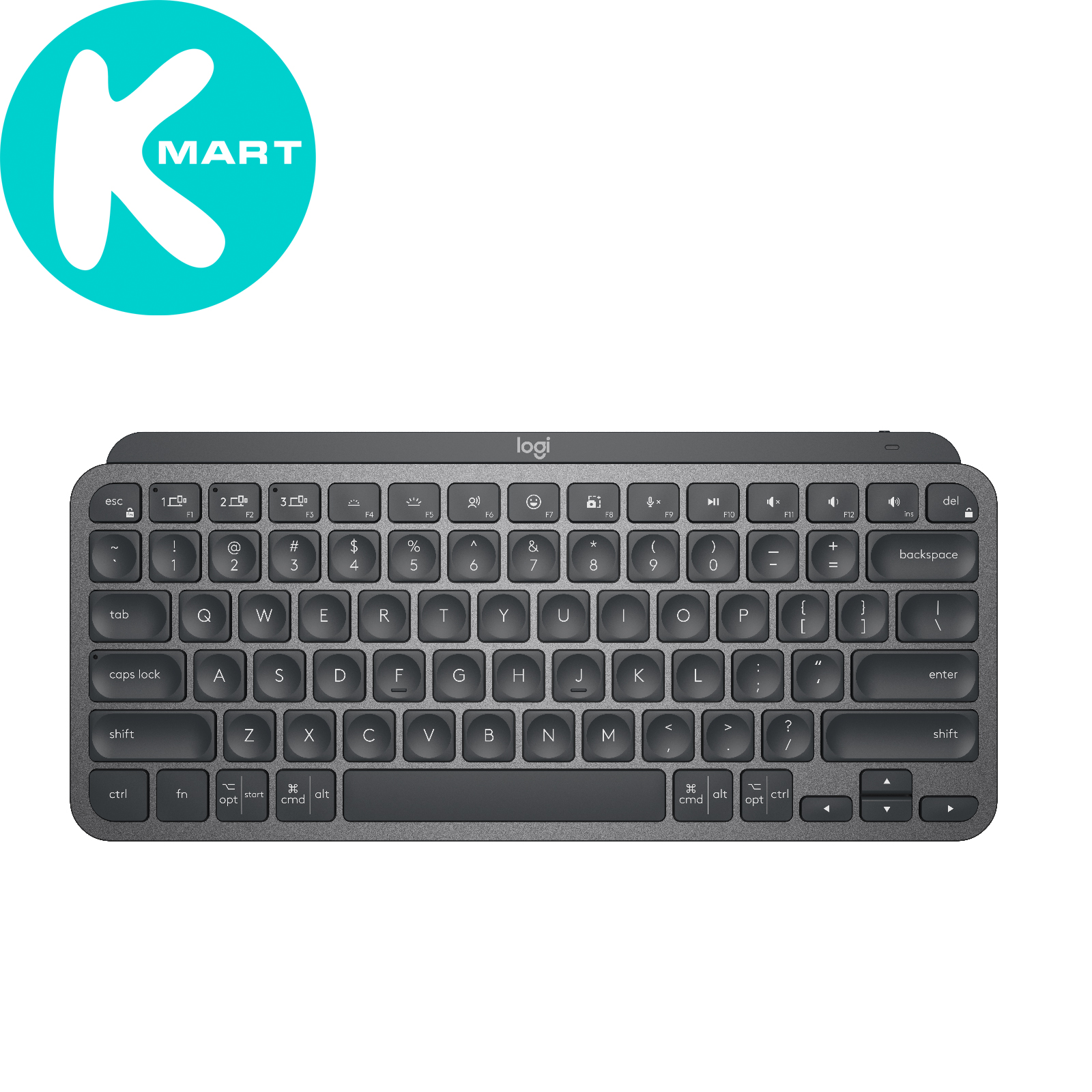 Bàn phím không dây Bluetooth Logitech MX Keys Mini - Nhỏ gọn, Sạc USB-C  - Hàng chính hãng