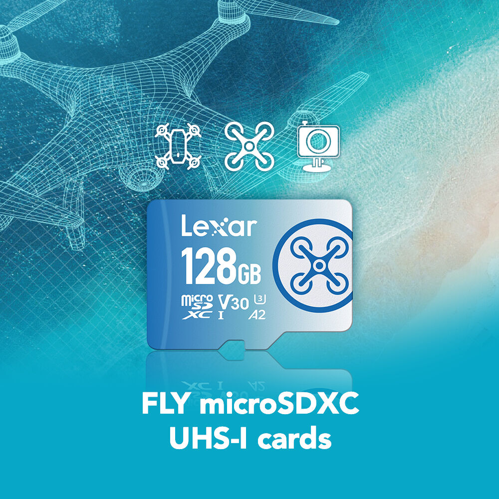 Thẻ nhớ Lexar FLY microSDXC 128GB UHS-I Card LMSFLYX128G-BNNNG - Hàng chính hãng