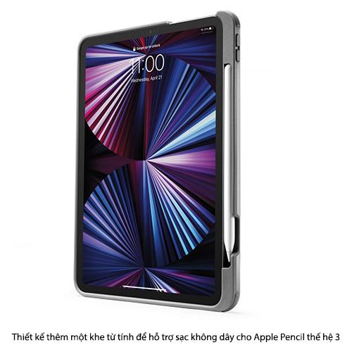 BAO DA TOMTOC TỪ TÍNH ĐA GÓC VERTICAL SẠC KHÔNG DÂY APPLE PENCIL FOR IPAD PRO 11-INCH M1 2021