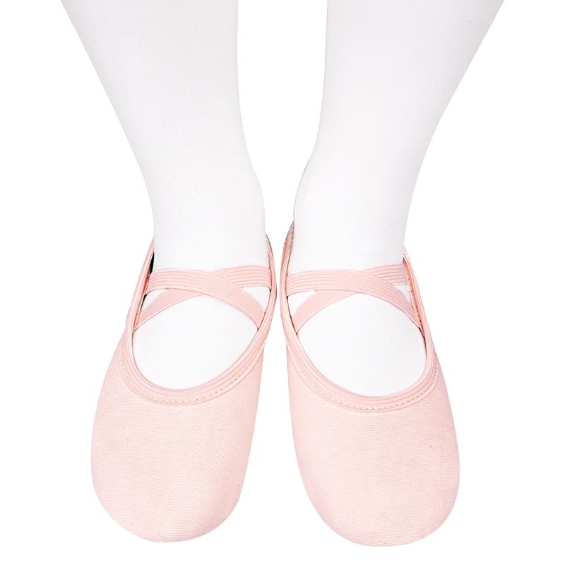 Dép Tập Yoga Giáo Viên Tập Yoga Ba Lê Giày Khiêu Vũ Cho Bé Gái Nữ Múa Ba Lê Giày Vải Trẻ Em 2019 Color: A02Nude Shoe Size: 7