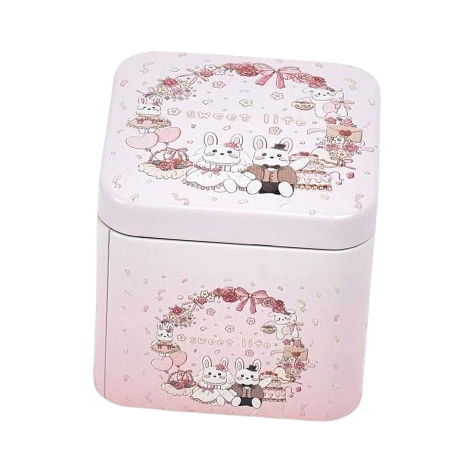 Square Candy Tins with Lid Food Storage Box for  Storage DIY Projects