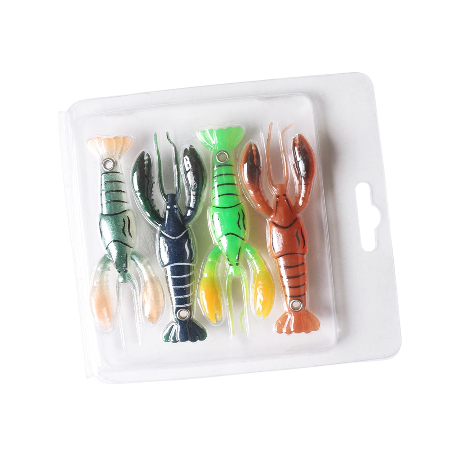 4Pcs Fishing Lures Set Squid Lures Outdoor Octopus  for Salmon Saltwater