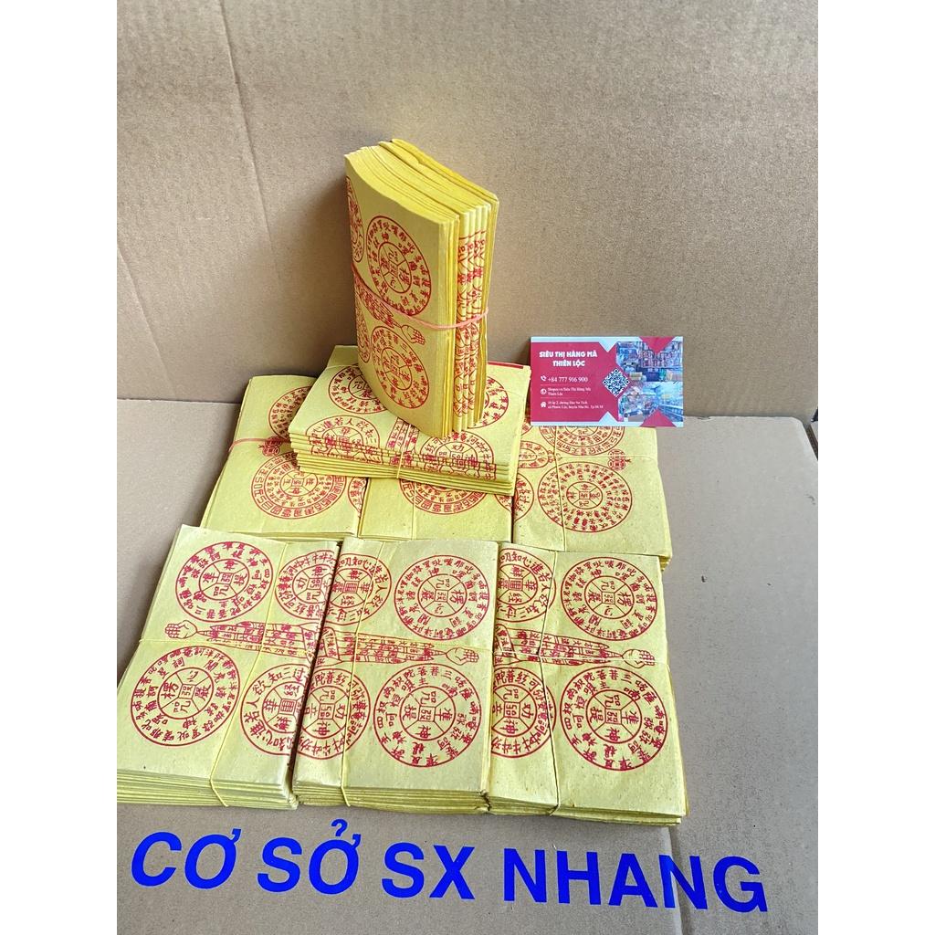 Giấy Tiền Vãn Xanh Tàu Cao Cấp Hàng Mã Đồ Thờ Cúng Thiên Lộc - Bó 10 Xấp