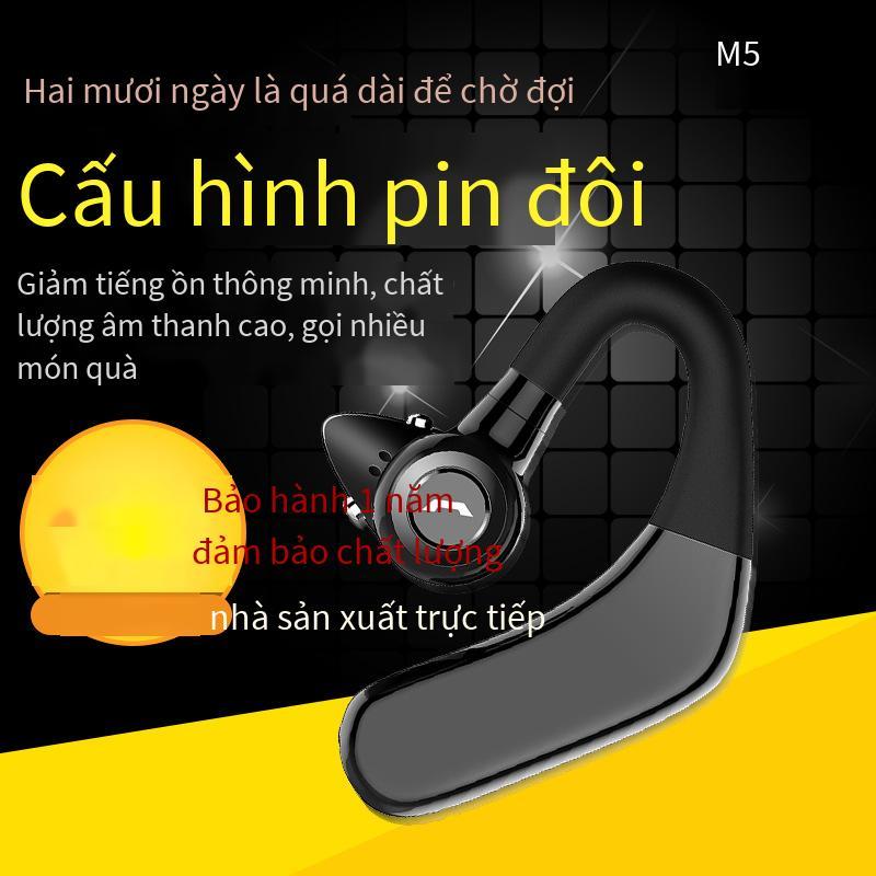 Giao hàng nhanh M5 kinh doanh tai nghe bluetooth âm thanh nổi pin dự phòng siêu dài có thể thay thế mini tai treo tai nghe không dây thông minh