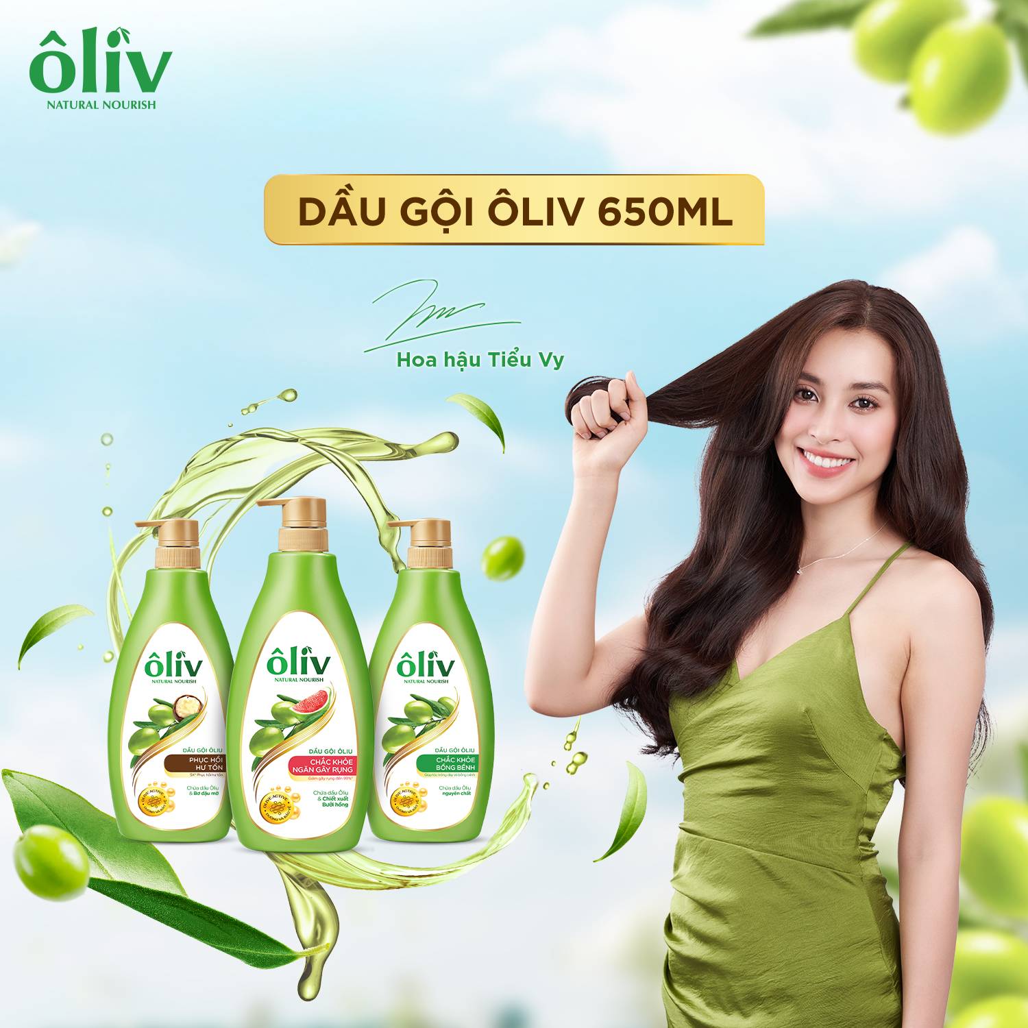 DẦU GỘI OLIV 650ML