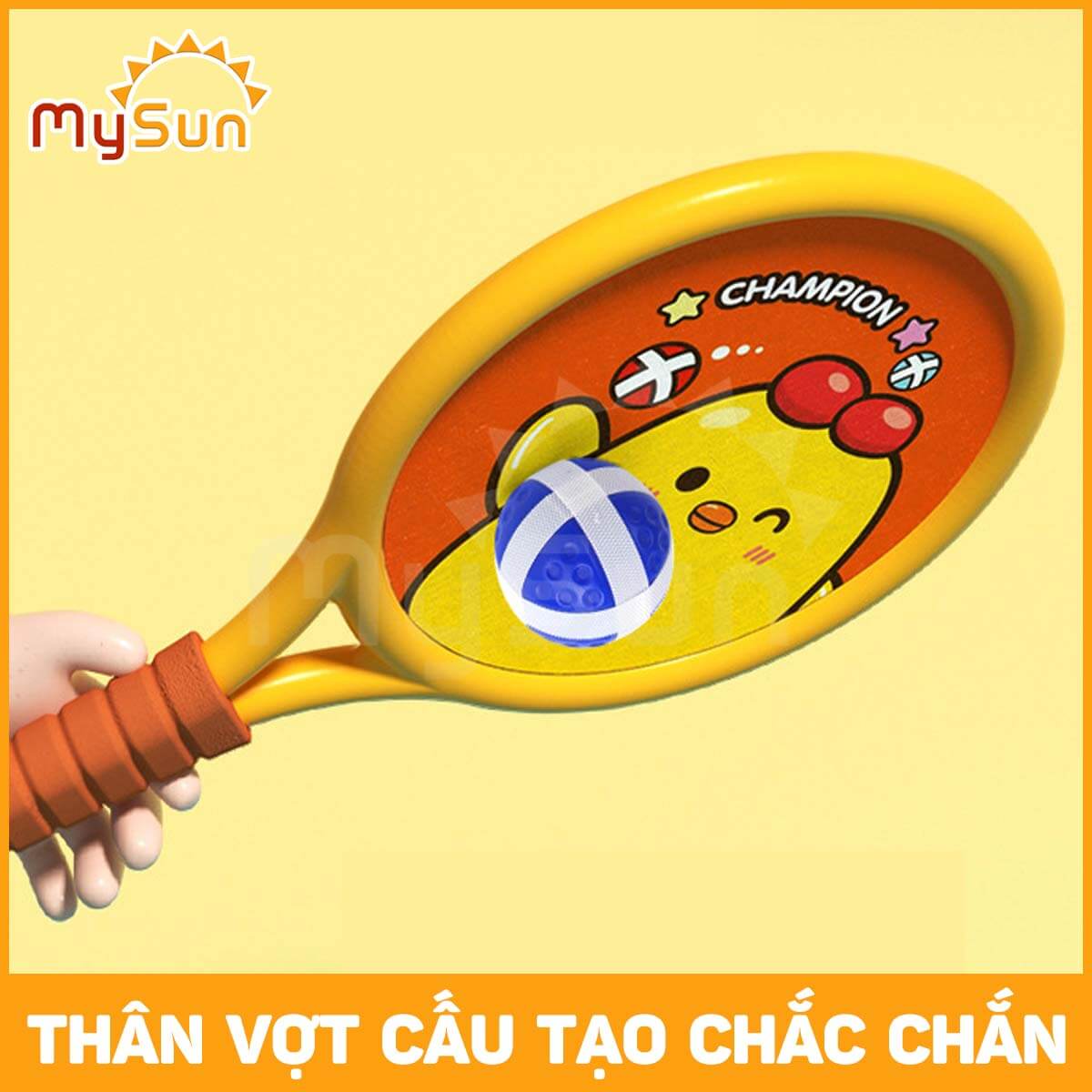 Đồ chơi vợt cầu lông, bóng bàn cho bé giá rẻ mầm non - mẫu giáo phát triển vận động ngoài trời