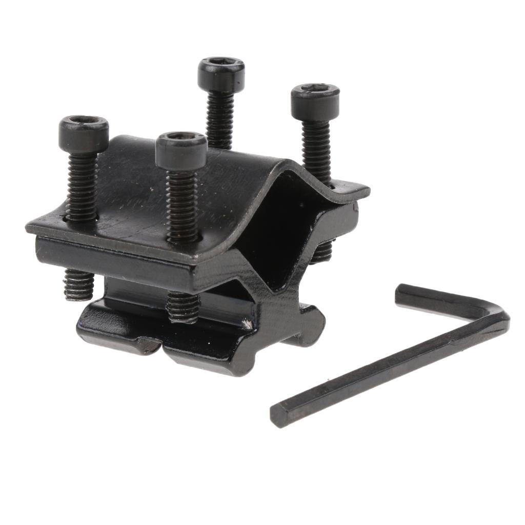 2x Universal Picatinny Weaver Mount Holder for Scope A Flashlight