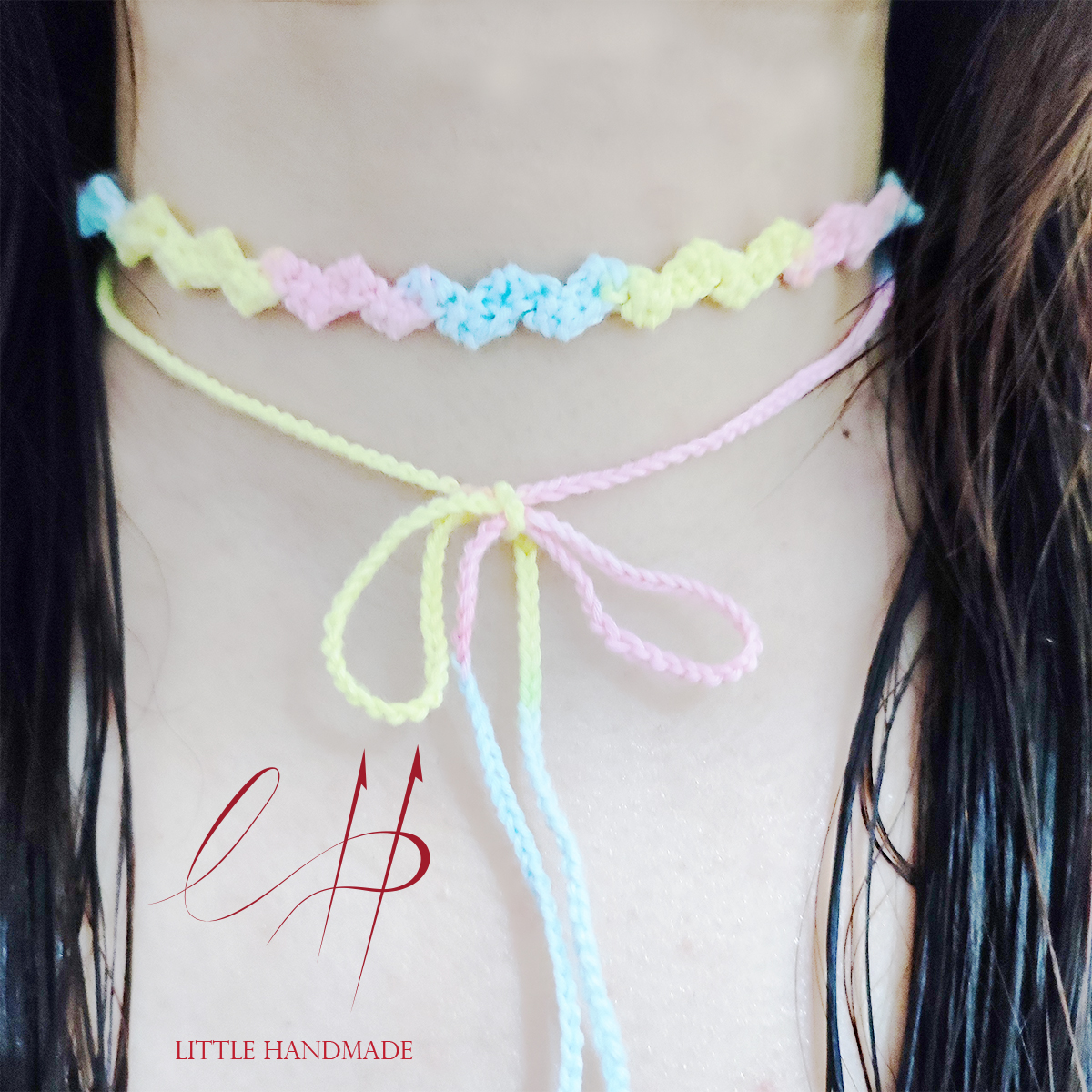 Chocker phong cách kẹo ngọt đáng yêu