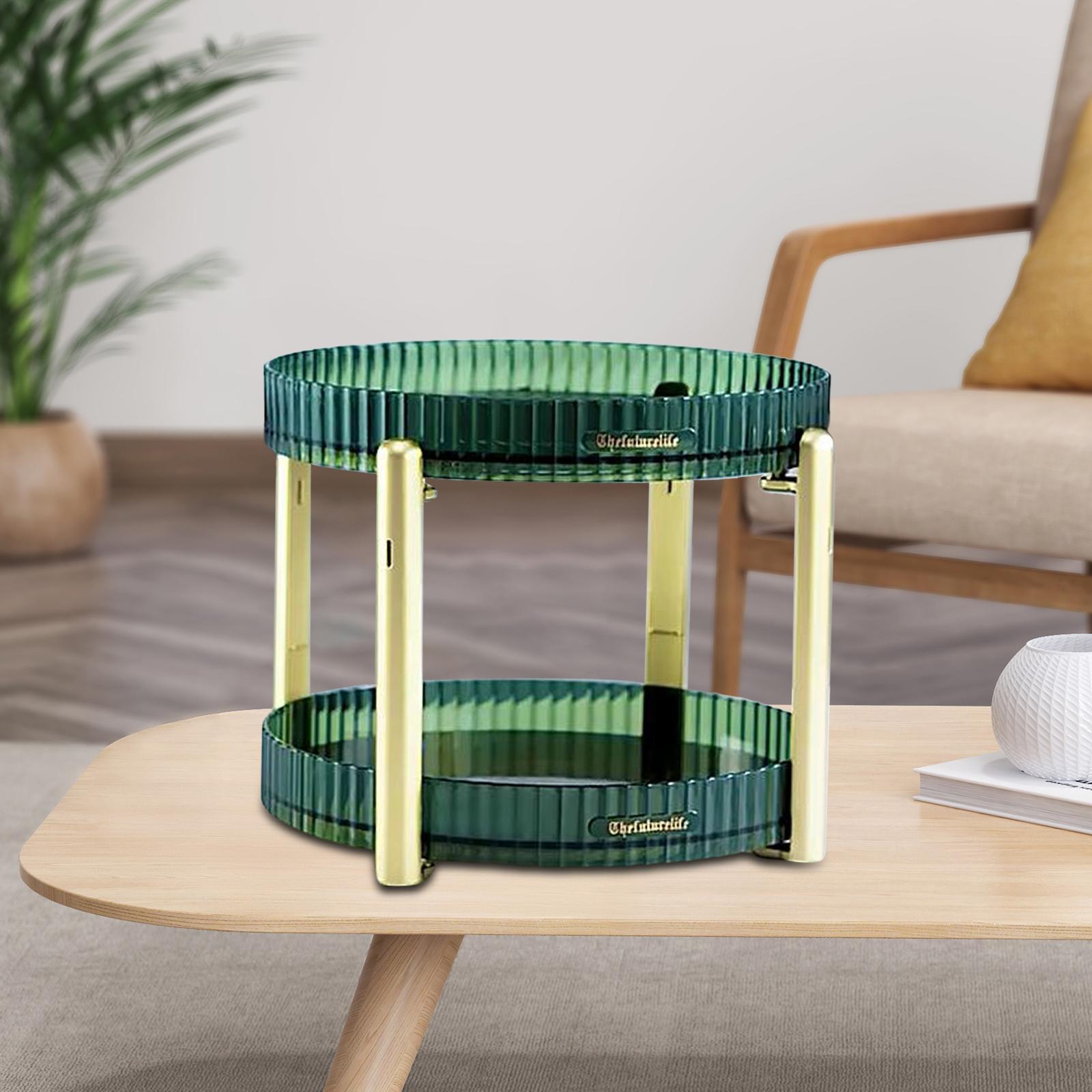 Rotating Makeup Organizer Spice Rack Cosmetic Organiser for Table