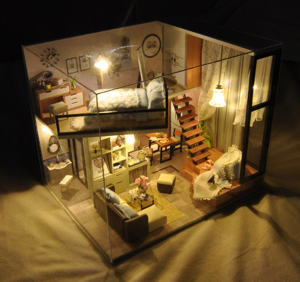Nhà Búp Bê Lắp ghép Quiet Loft And Life Dream TYU