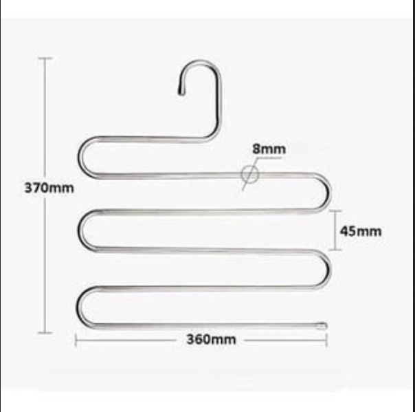 Móc Treo Khăn inox, Quần Áo 5 Tầng Tiện Dụng