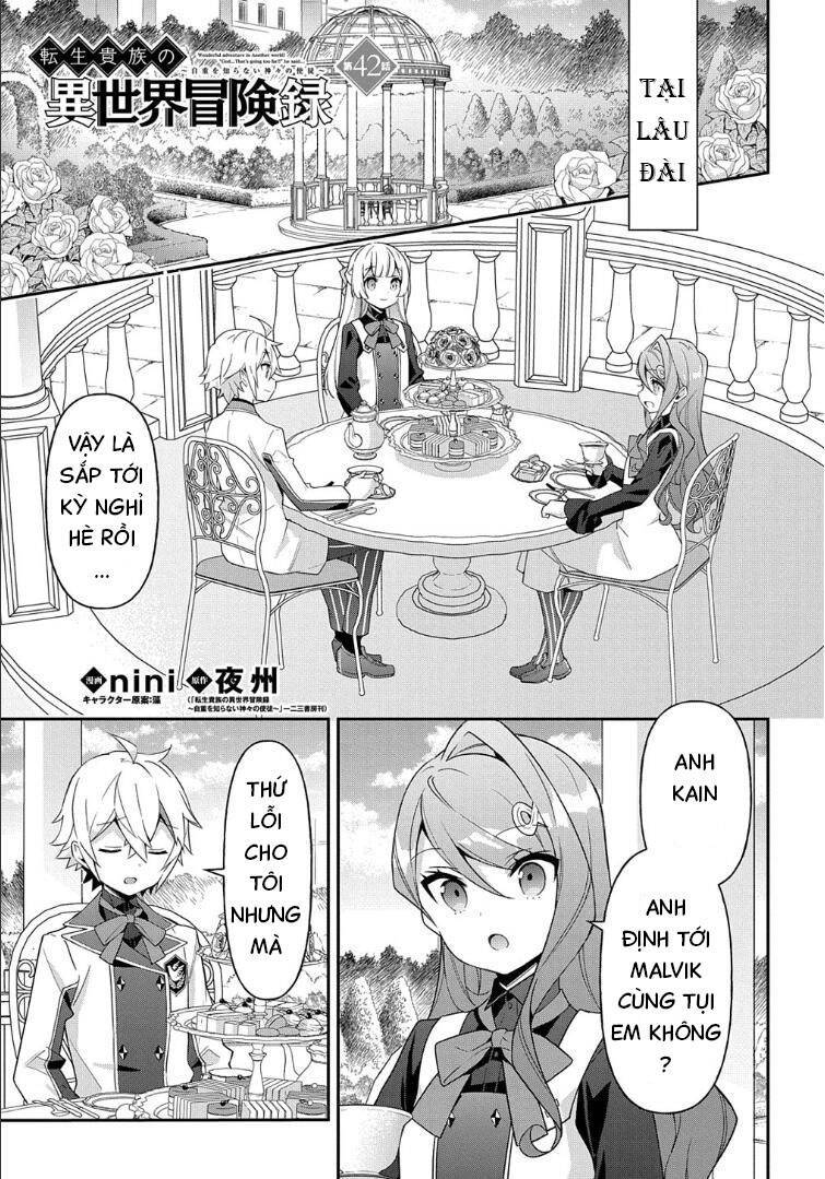 tensei kizoku no isekai boukenroku ~jichou wo shiranai kamigami no shito~ chapter 42 1