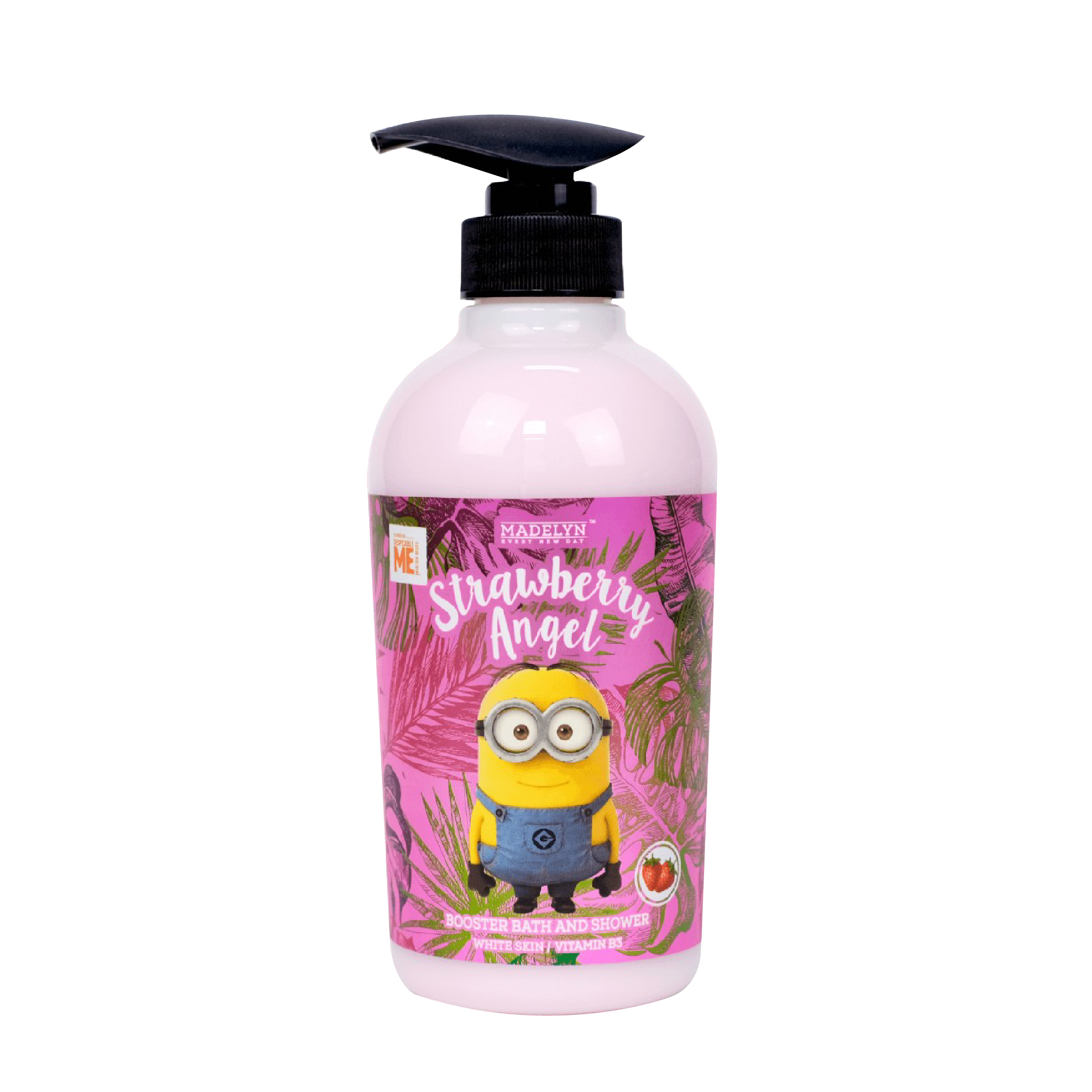 Sữa Tắm Trắng Da Hương Dâu Tây ( MADELYN MINIONS BOOSTER BATH AND SHOWER STRAWBERRY ANGEL)  500ml