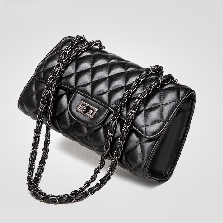 Túi xách da trần trám khoá xoay TX067 Hàng Nhập