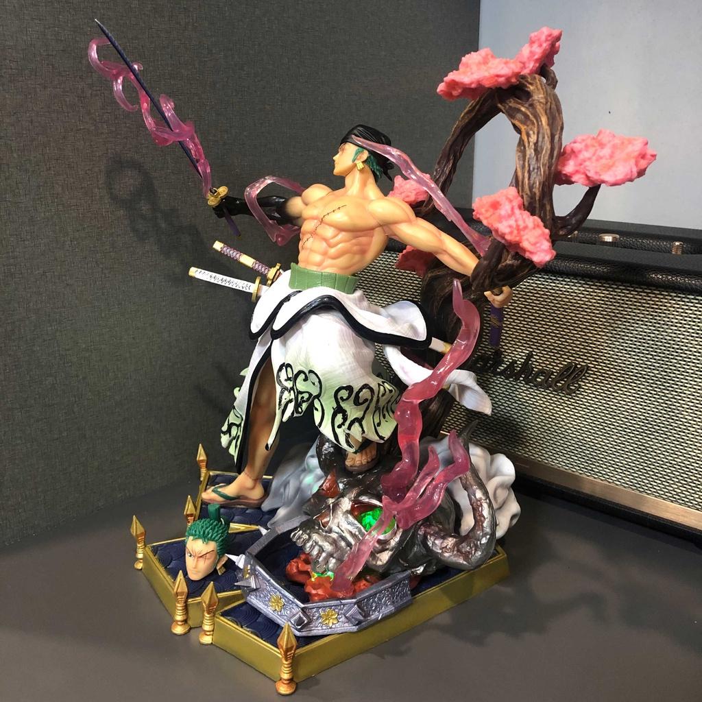 Figure / Mô hình Zoro Wano hoa anh đào 35 cm