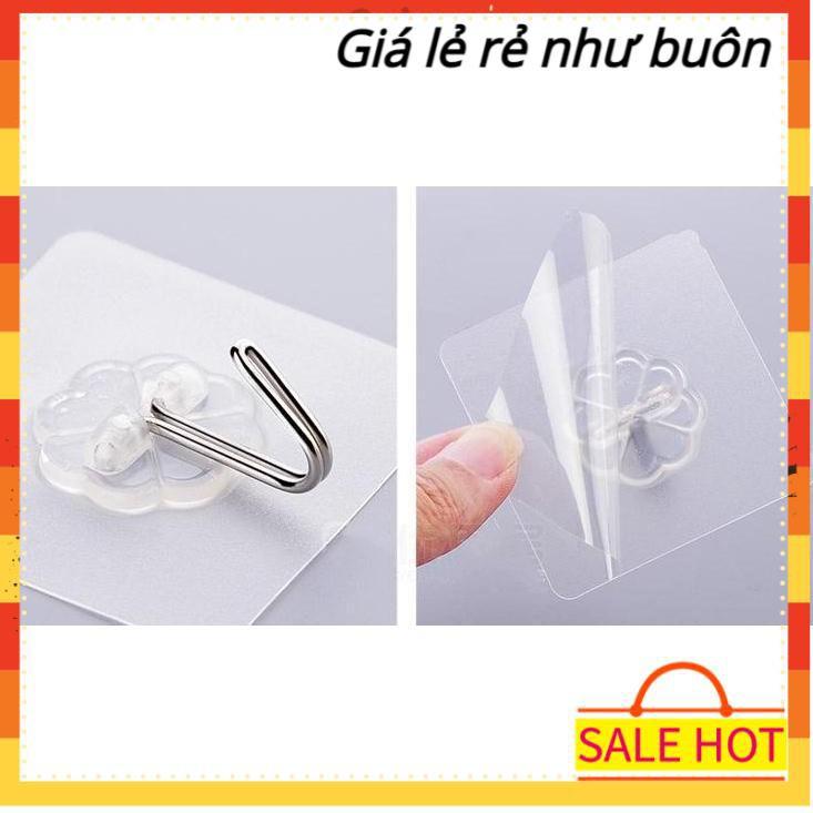 Móc Dán Tường Siêu Dính Trong Suốt Chịu Lực Tốt Treo Tường Chắc Chắn 6x6 cm - MY2