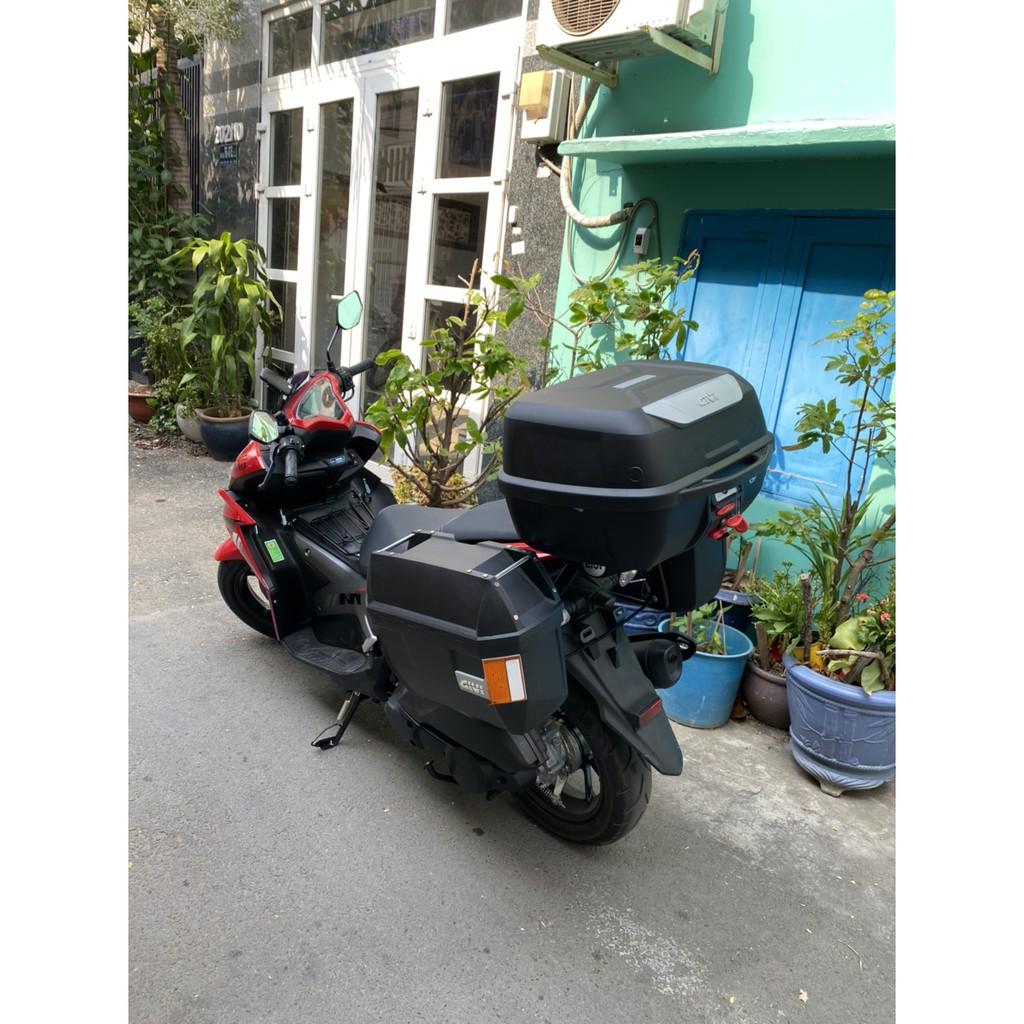 Cặp thùng hông Givi E23NS_OR kèm baga cặp hông SBL2000, hàng Givi chính hãng, bảo hành 2 năm