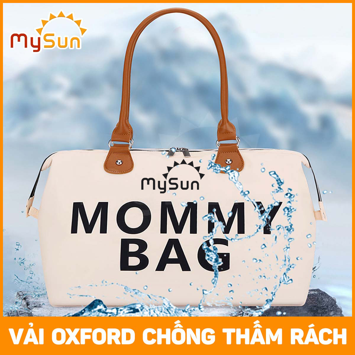 Bộ 3 túi đựng đồ cho mẹ bỉm sữa và em bé cỡ lớn MySun MamaTrio