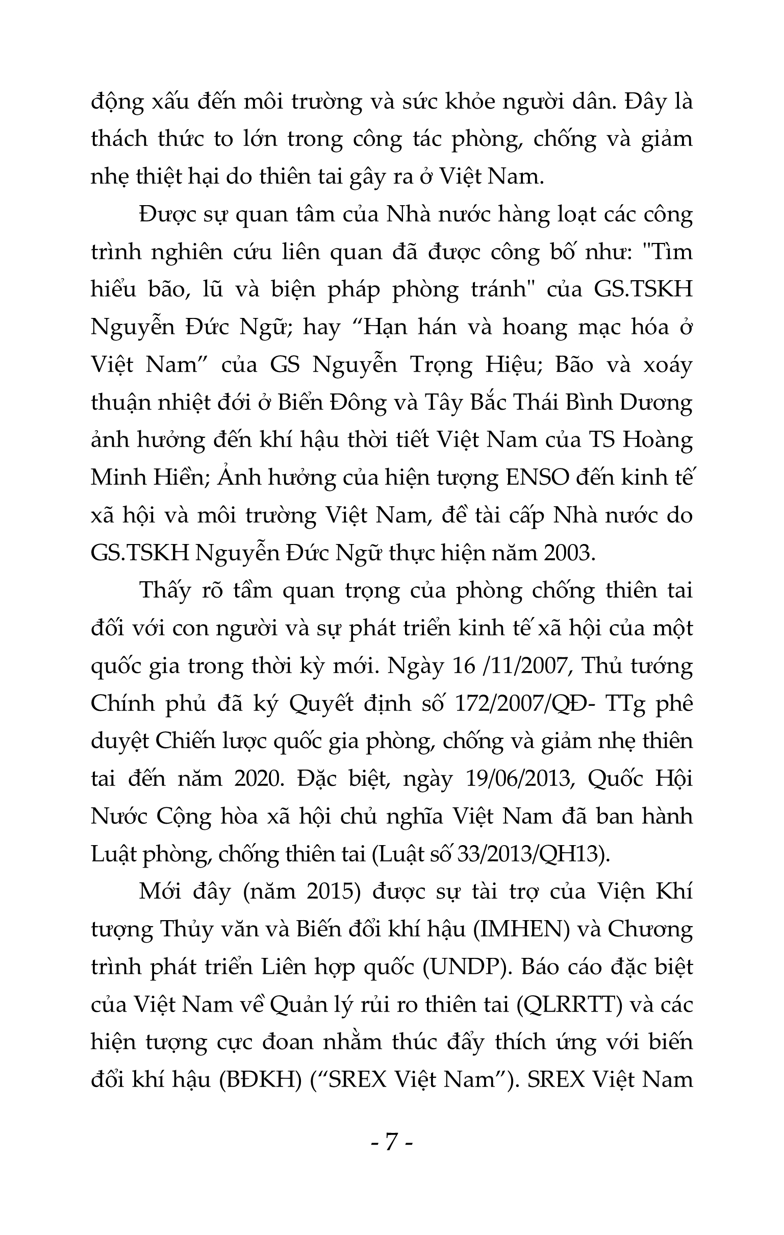 Các Hiện Tượng Cực Đoan Và Thiên Tai Đối Với Nông Nghiệp Và Giải Pháp Ứng Phó