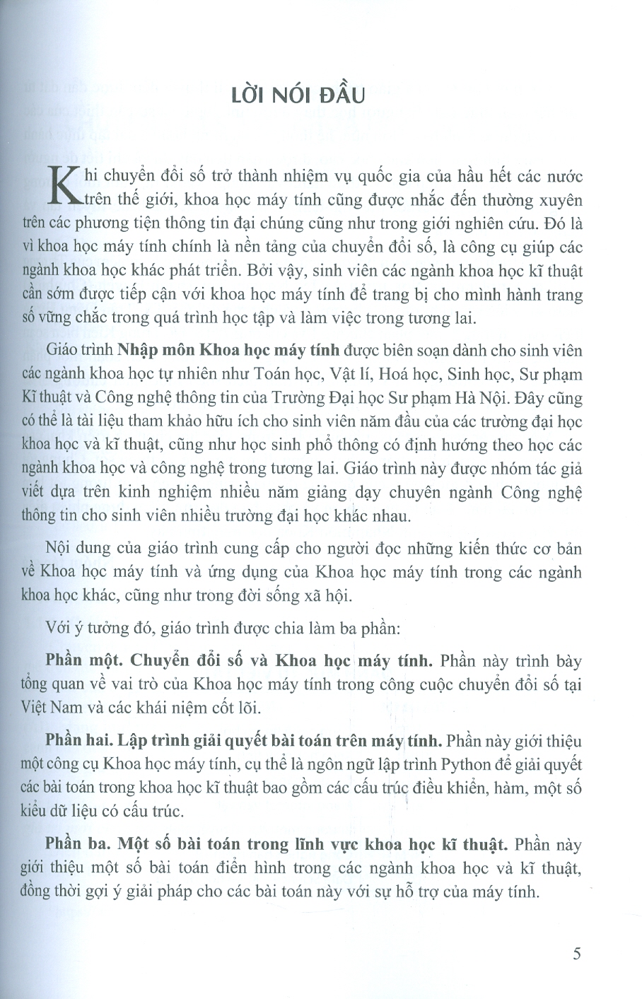 Giáo trình Nhập Môn Khoa Học Máy Tính - Nguyễn Thị Thanh Huyền (Chủ biên) (ĐHSP) - ảnh 6
