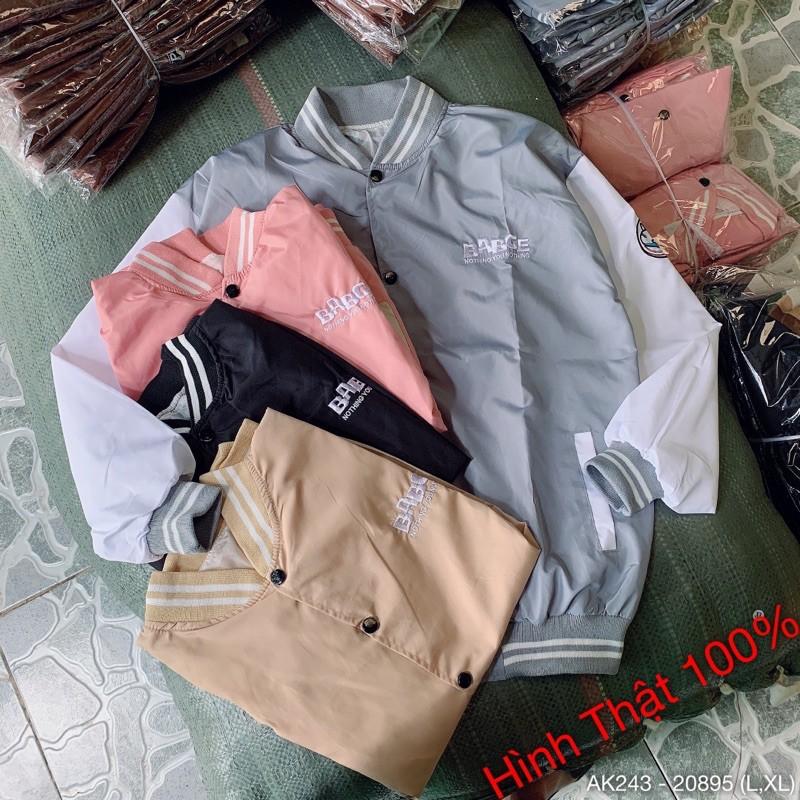 Áo Khoác Nam Nữ Dù 2 Lớp Cao Cấp Chất Siêu Đẹp Bomber Jackets Gió Nam Nữ THÊU BADGE