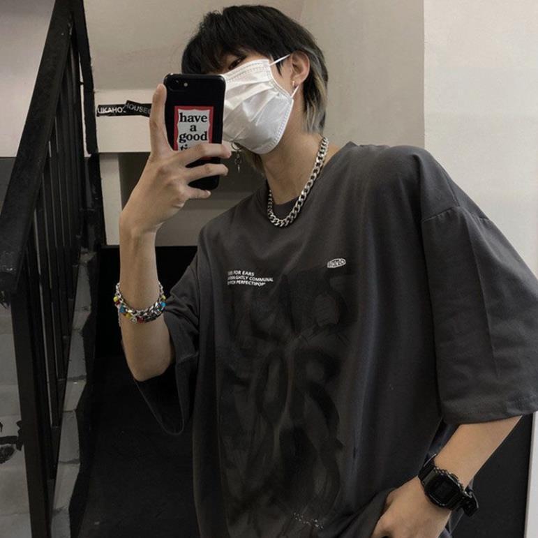 ÁO PHÔNG IN HOẠ TIẾT HÀNG UNISEX QUẢNG CHÂU