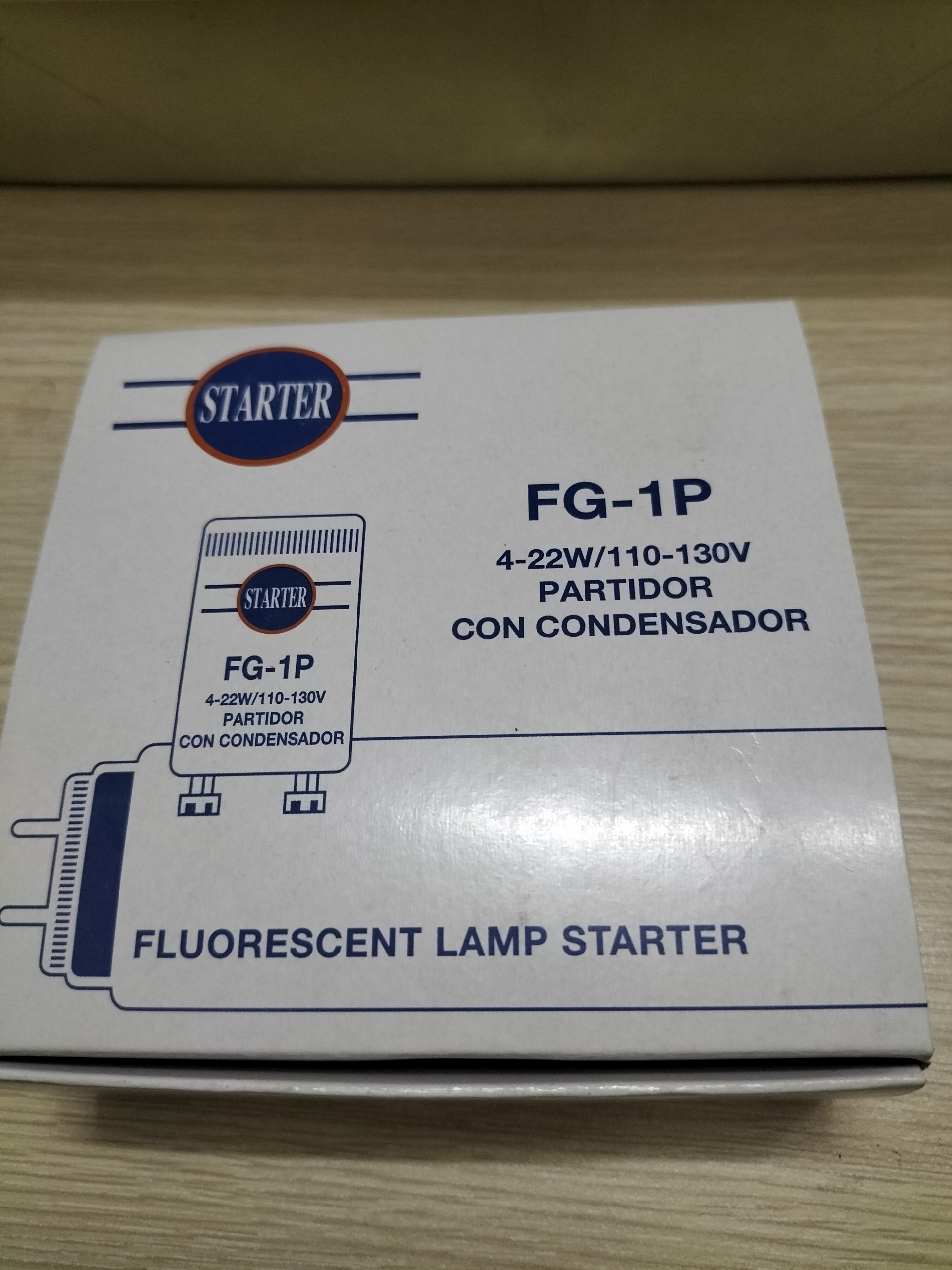 Combo 5 cái chuột đèn huỳnh quang FG-1P 4-22W, chất lượng cao dùng cho đèn tuýp huỳnh quang 0.6m
