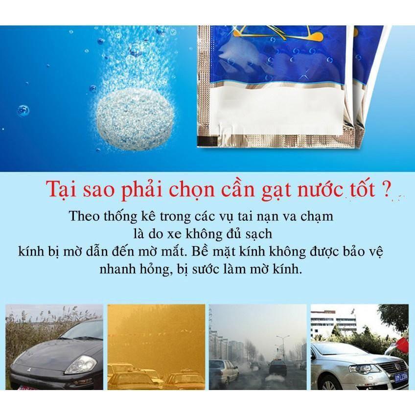 VIÊN SỦI THẢ NƯỚC RỬA KÍNH LÁI Ô TÔ