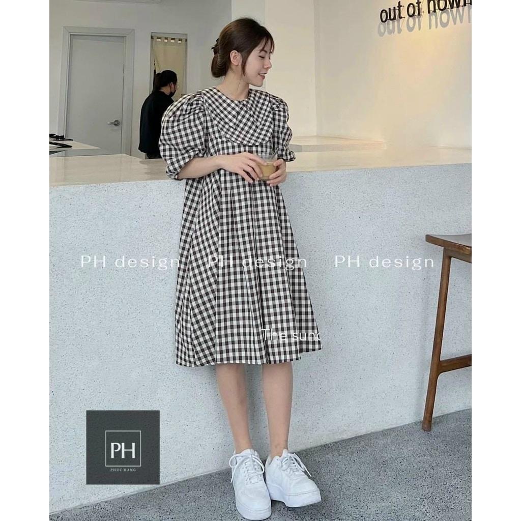 Đầm bầu THỜI TRANG CÔNG SỞ thiết kế đẹp giá rẻ -Váy bầu DÁNG SUÔNG kẻ sọc trẻ trung