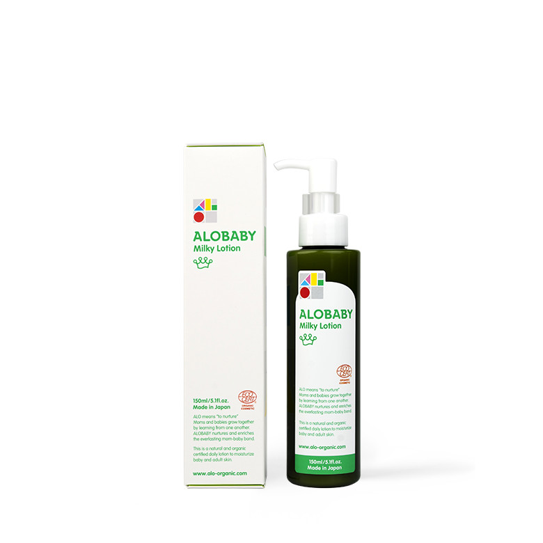 Sữa Dưỡng Da Organic Cho Mẹ Và Trẻ Sơ Sinh 150ml Alobaby Milky Lotion