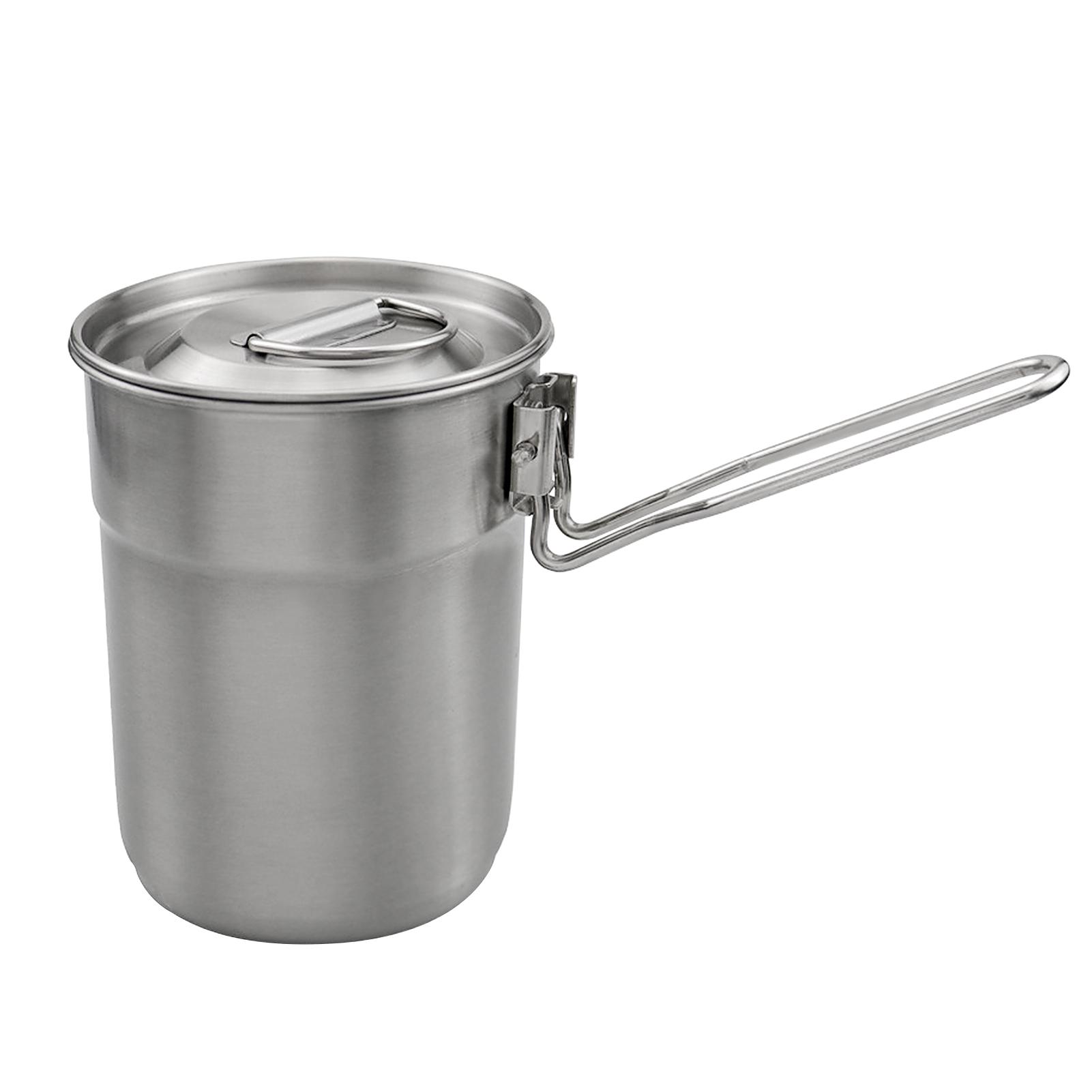 Cốc Giữ Nhiệt Thép Không Gỉ Có Tay Cầm Dung Tích 1L