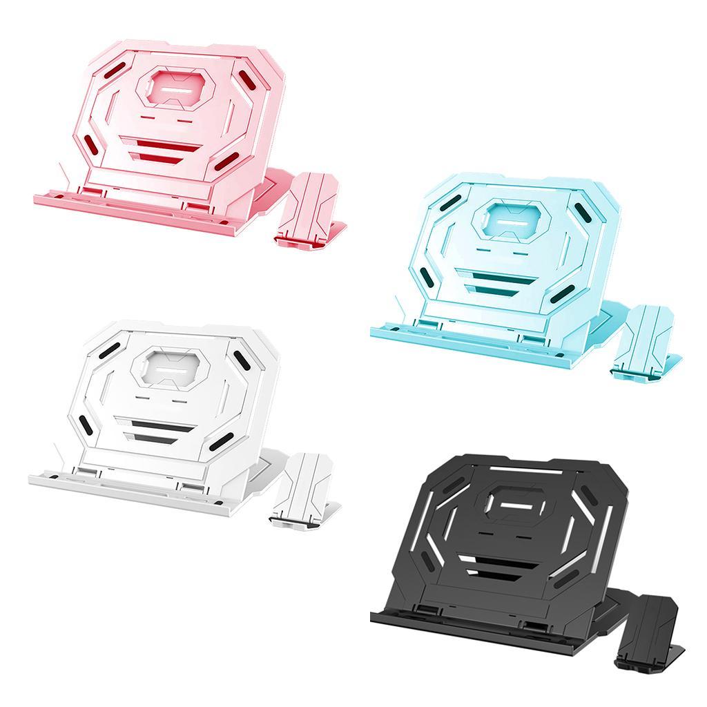 Laptop Stand Holder 2-in-1 w/ 360 Degree Base Rotation & Phone Holder Black