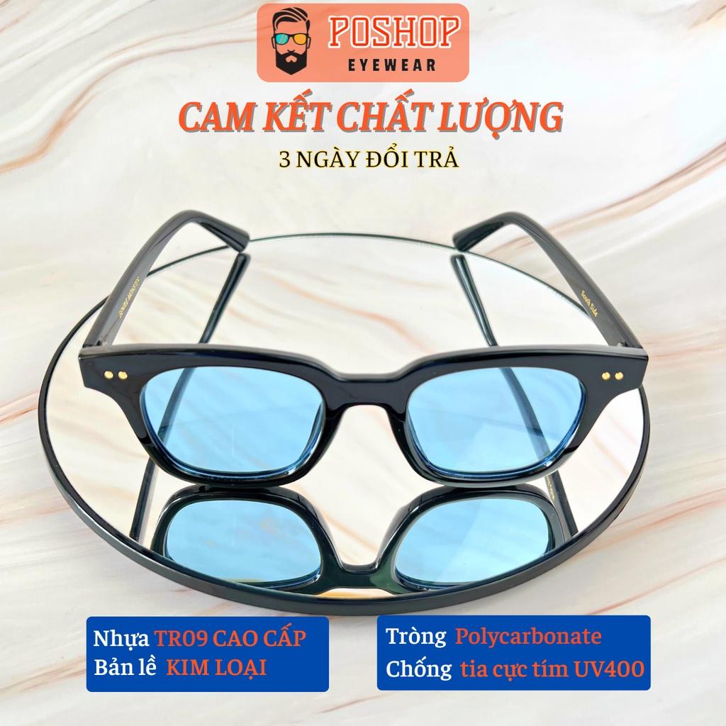 Gọng kính cận nam nữ POSHOP kính mát thời trang chống tia uv màu sắc dễ đeo trend hàn quốc SS