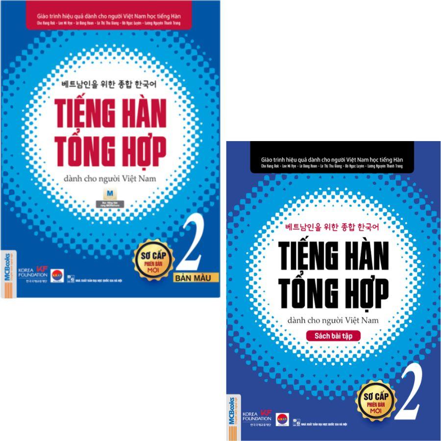 Bộ Sách - Tiếng Hàn Tổng Hợp Dành Cho Người Việt Nam - Sơ Cấp 2 ( Giáo trình + SBT)