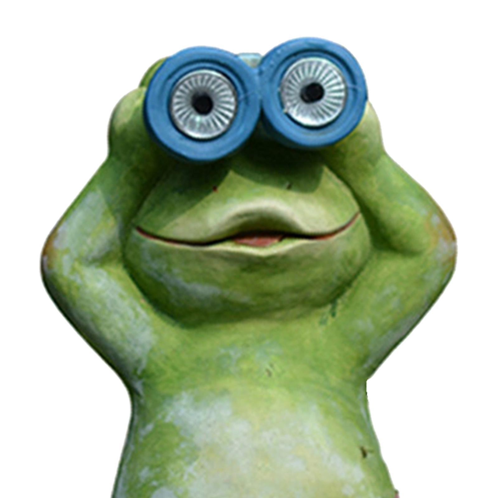 Garden Lights Frog Solar Powered Lamp Stakes LED Decoration Lamp for Yard Patio Pathway