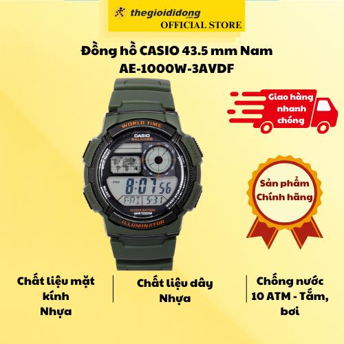 Đồng hồ CASIO 43.5 mm Nam AE-1000W-3AVDF - Hàng Chính Hãng