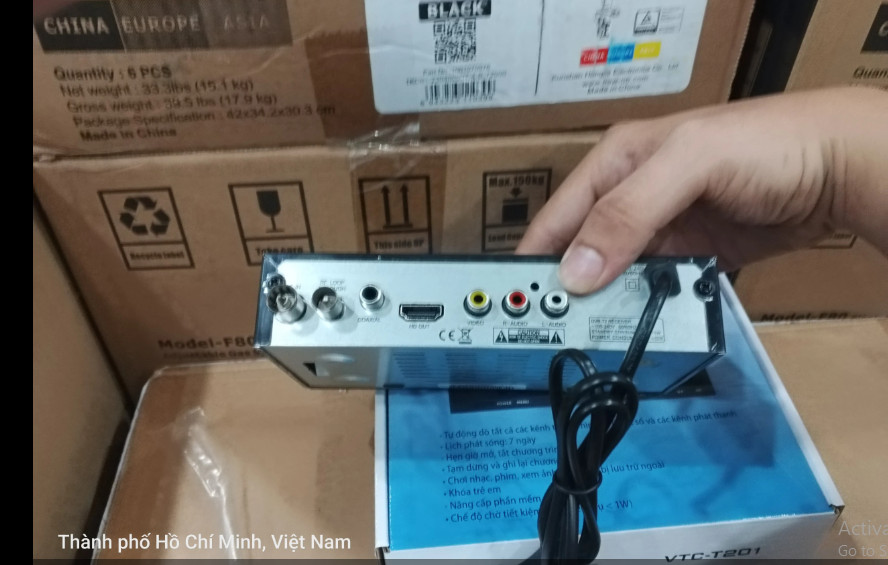 Đầu Thu Truyền Hình KTS DVB-T2 VTC T201 (T40) hàng chính hãng