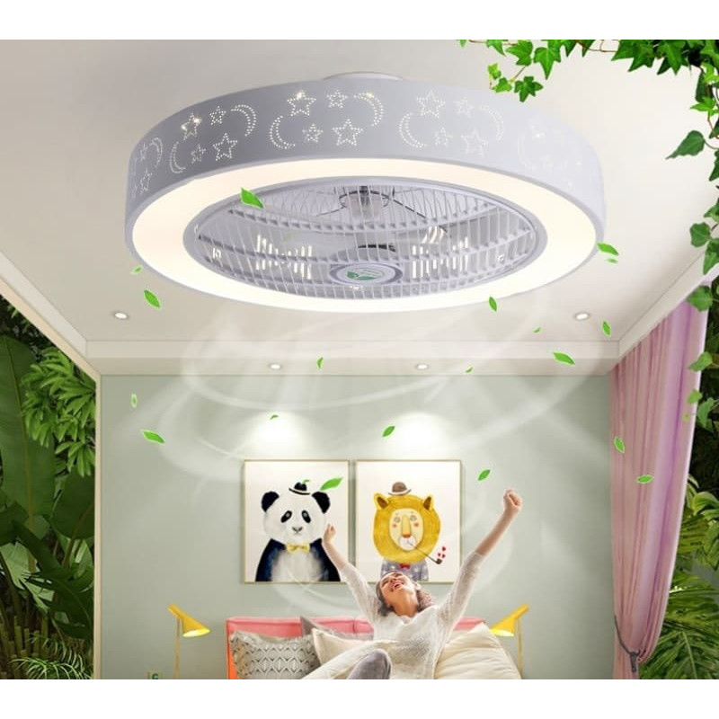 Quạt Trần Đèn Led 40W Cao Cấp 025 Ø58 X 20cm