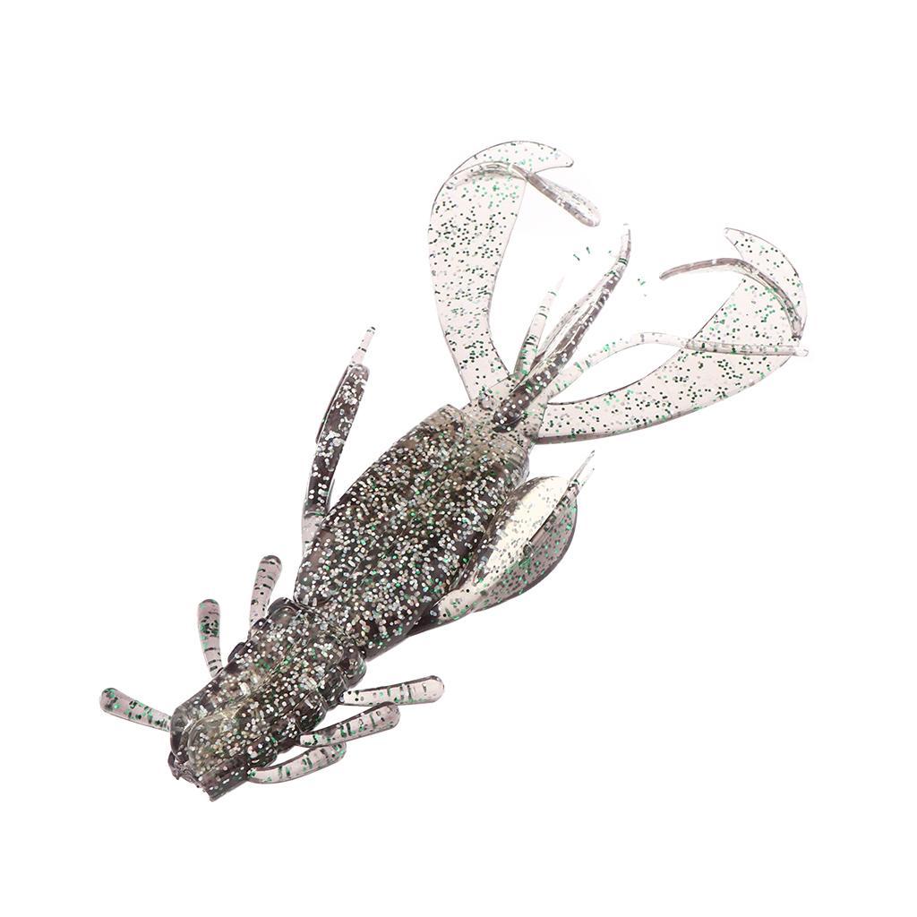 10x Fishing Gear Freshwater Fish Soft Lures Worm Bass Trout Shad Swim Baits