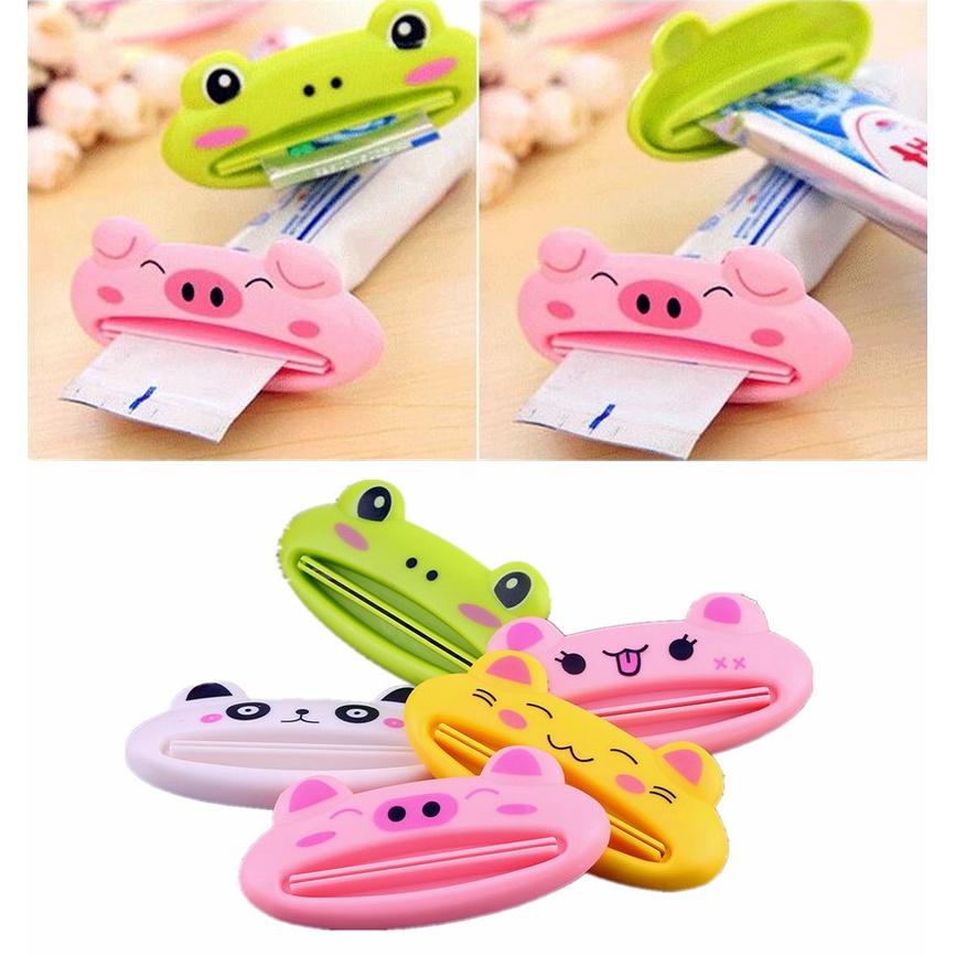 Dụng cụ kẹp, nặn kem đánh răng hình thú